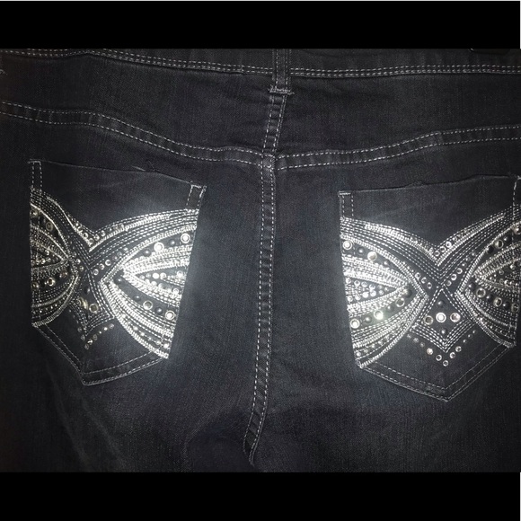 Chicos Bling Jeans, size 1=Medium - Picture 3 of 8